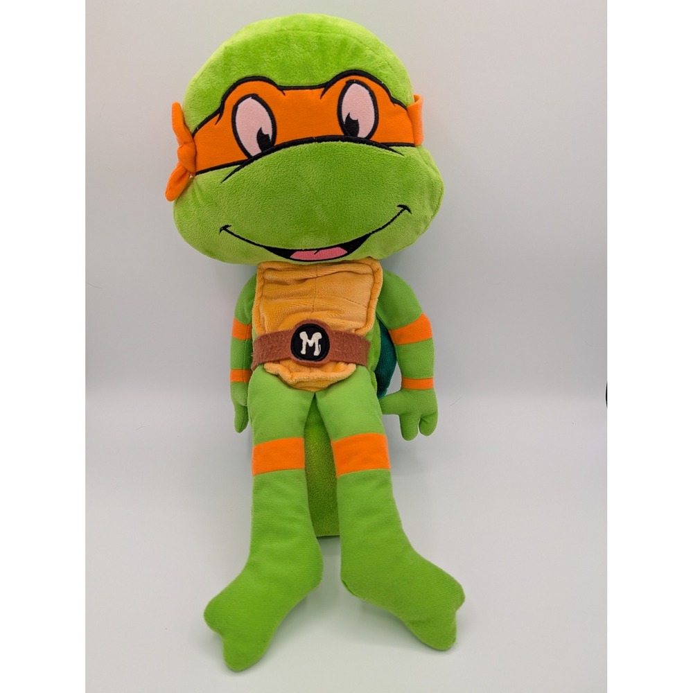Vintage 1990 TMNT‎ Michelangelo Pajama Bag Plush Cluttercore Retro 90s